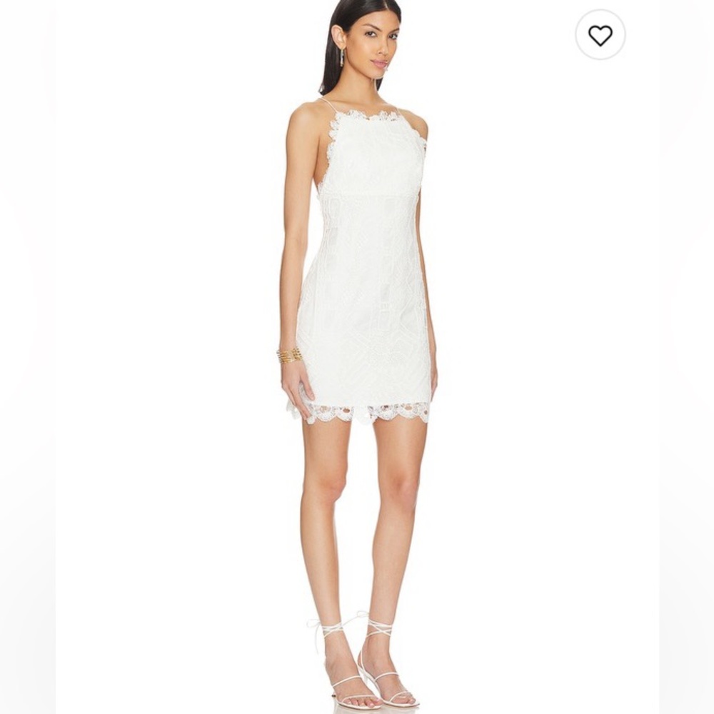 House of Harlow 1960 Scarlett Mini Dress in Ivory- size XS